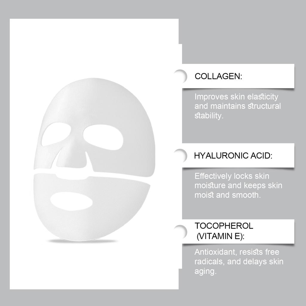 4-20PCS Collagen Anti Wrinkle Lifting Firming Facial Mask Nicotinamide Brightening Face Mask Hydrating Gentle Moisturizing Skin