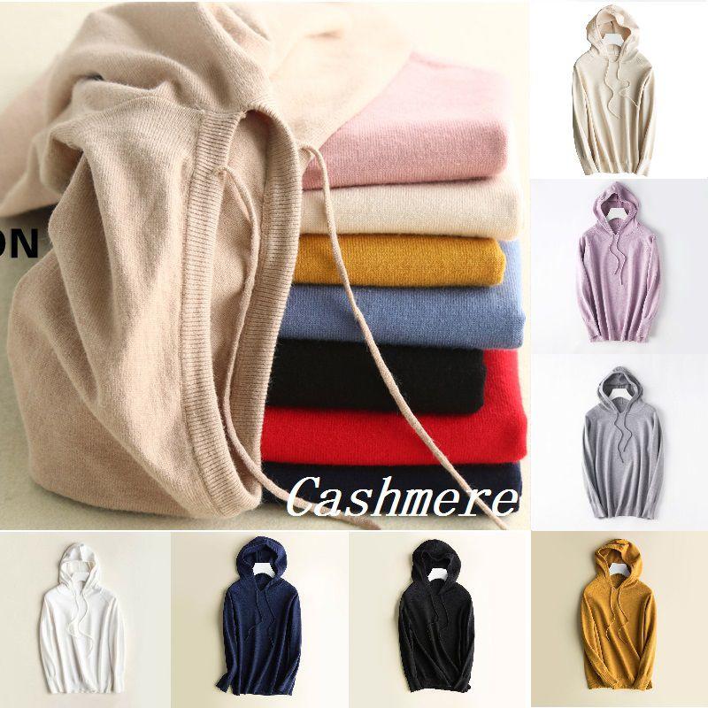 Women's Loose Sweater Knitted Soft Cashmere Hoodies Coat For Cozy Comfort