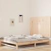 824888 vidaXL Wall-mounted Headboard 127.5x3x90 Cm Solid Pine Wood