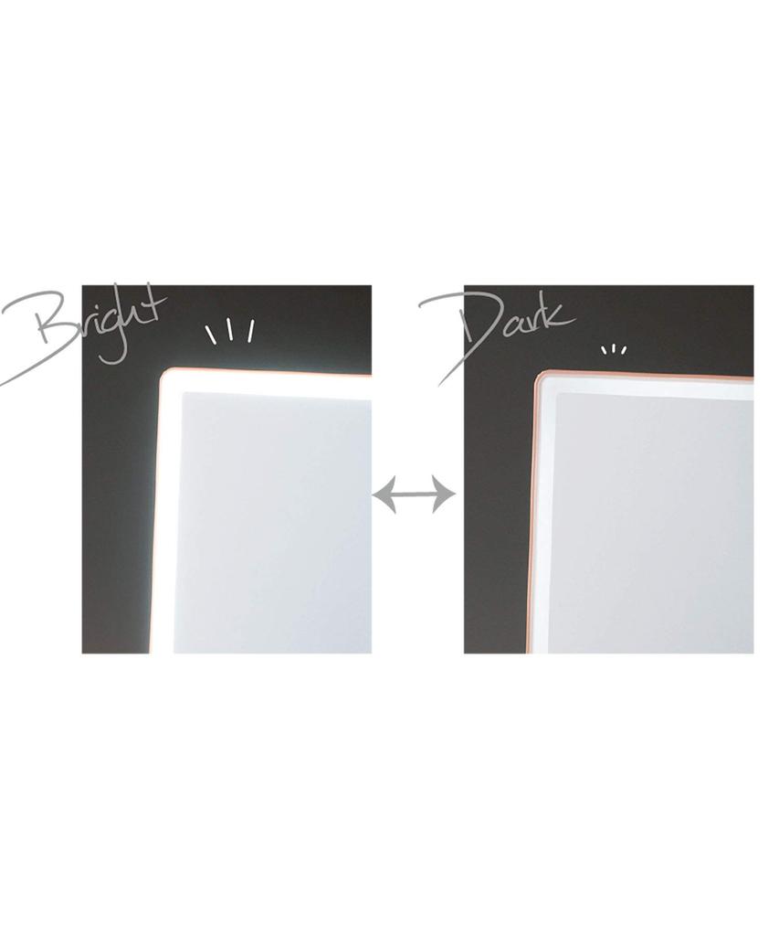 Зеркало Toffy Beauty LED с яркой подсветкой TB06-LM3 (розовый)