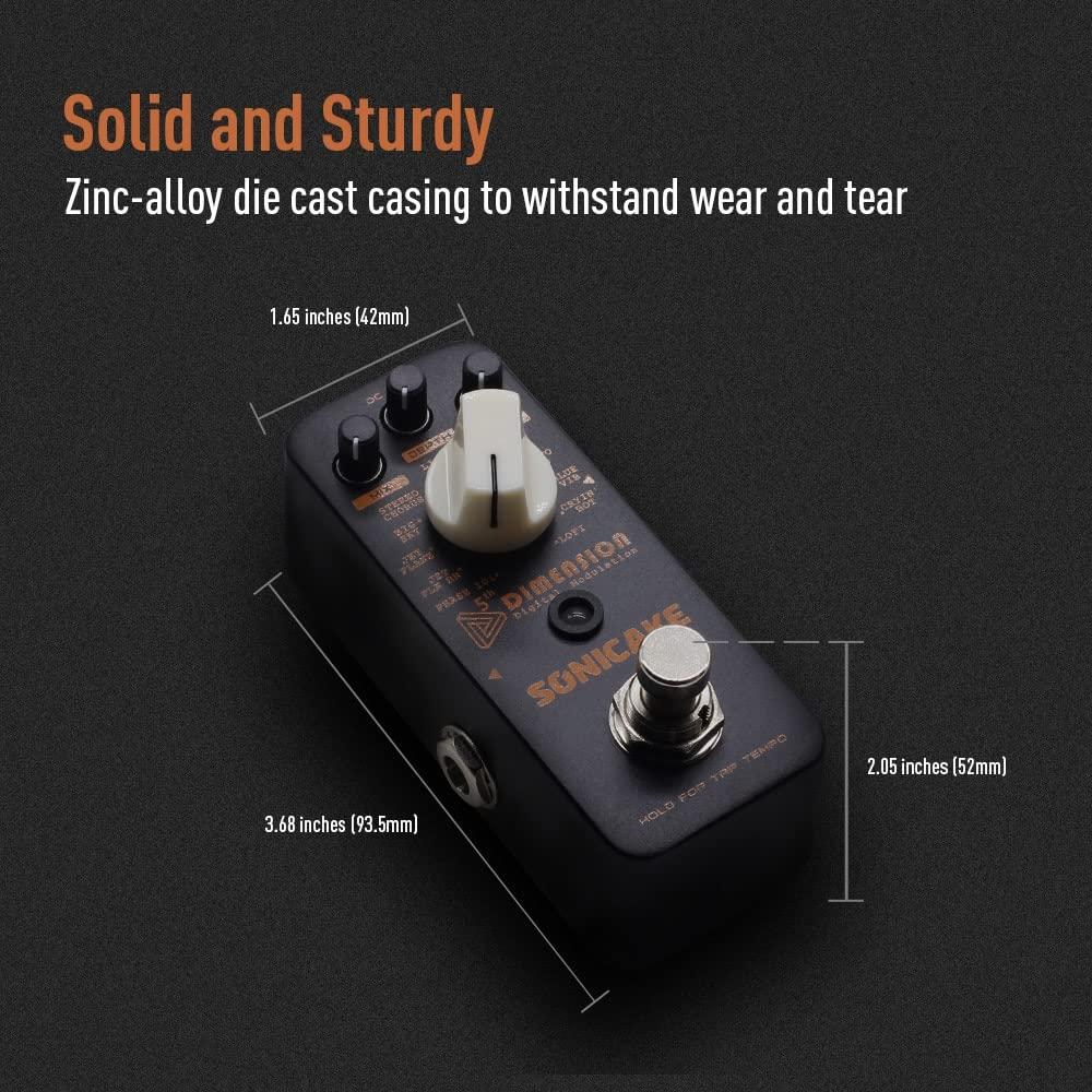 SONICAKE Sonic Ake 5th Digital Modulation (Digital Modulation Guitar Effect Pedal)