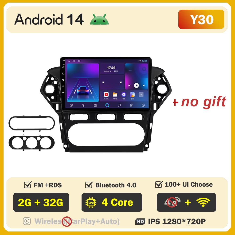 Для Ford Mondeo 4 mk4 2010-2014 автомобильный радиоплеер Car Carplay экран Autoradio Mirror Link автомобильные интеллектуальные системы сенсорный экран