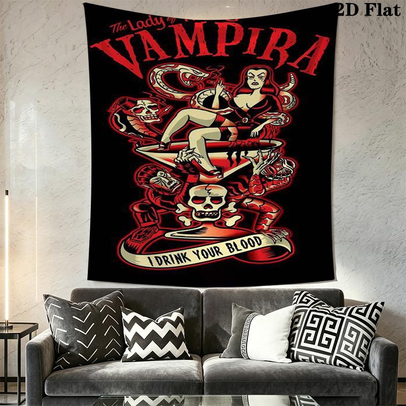 Dark Queen rug Pattern Home Decor Tapestry, Wall Hanging, Decorative RV Wall Cloth.ZGT0914202