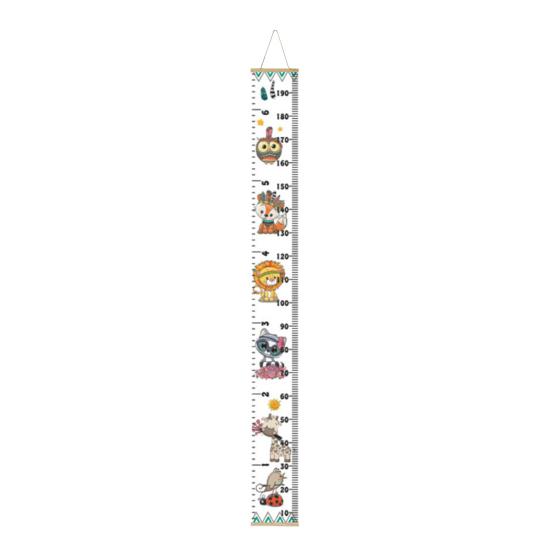 Wall Hanging Kids Growth Chart Precise Scale Children Room Nursery Bedroom Baby To Adults Boys Girls Height Measurement Ruler