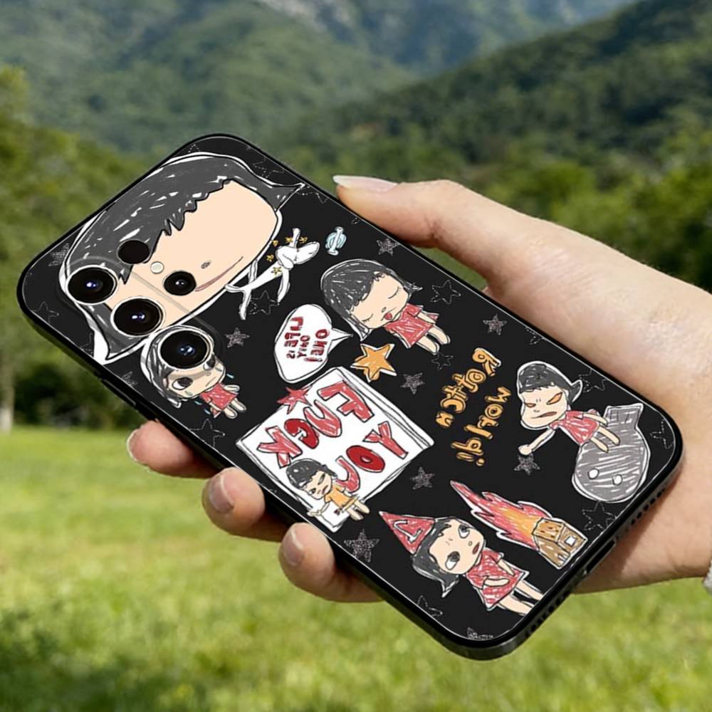 Naaaaa Phone case For Samsung Galaxy A56,36,26,16,76,55,35,25,15,54,34,24,14Soft Silicone Black Cover