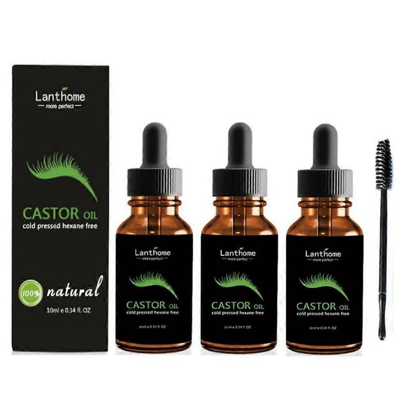 3x 10ML Eyelash Eyebrow Growth Serum Thick Eelash Nutrition Liquid Nourishing Follicles Hairline Extension Intensive Lengthening Lashes Enhancer