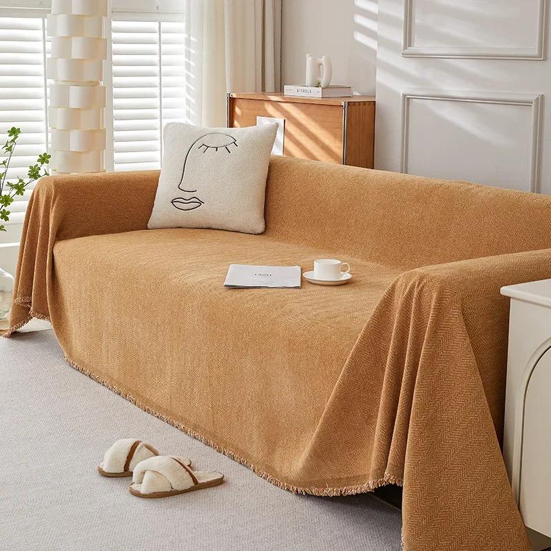 Sofa Cover Multi Functional Couch Chair Tapestry Non-Slip Cloth Sofa Cushion Blanket Decorative Dust Cover Furniture Protector