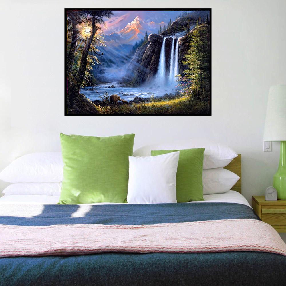 Landscape Waterfall 5D Diamond Painting New Product Rhinestone Embroidery Diamond Mosaic Complete Design Cross Stitch Home Decor