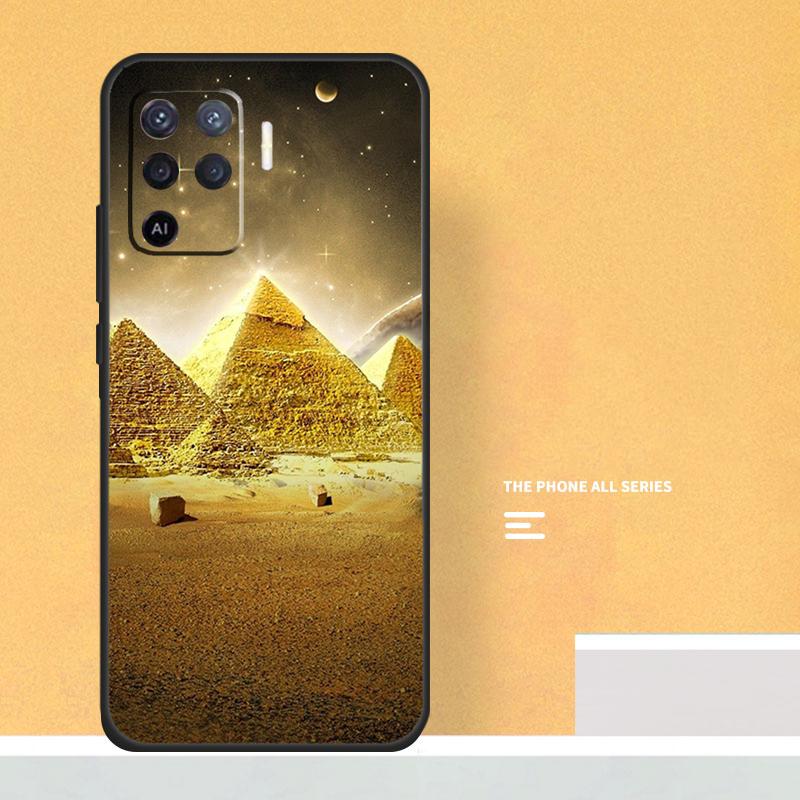 Ancient Egyptian Case For Oppo A18 A38 A58 A78 A98 A5 Pro A6 A15 A54 A74 A94 A17 A57 A80 A60 A40 A16 A76 A96