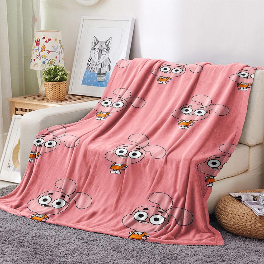 Anais Watterson Printed Flannel Blanket, soft throw for bedroom sofa, washable, fan merchandise, great gift.