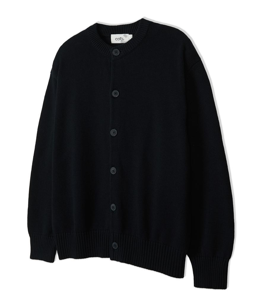Кардиган Costume O’Clock Мягкий Базовый Круглый Темно-синий Cooscd020Navy