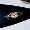 Scratch Covering Cat Car Sticker Zipper Design Pet Car Decoration Sticker  Pet Lover Decoration