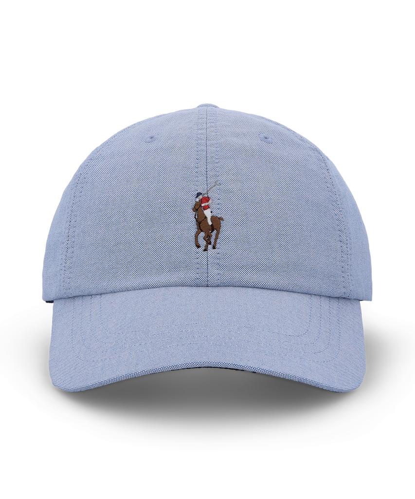 Кепка-бейсболка POLO RALPH LAUREN из оксфордской ткани - Синяя