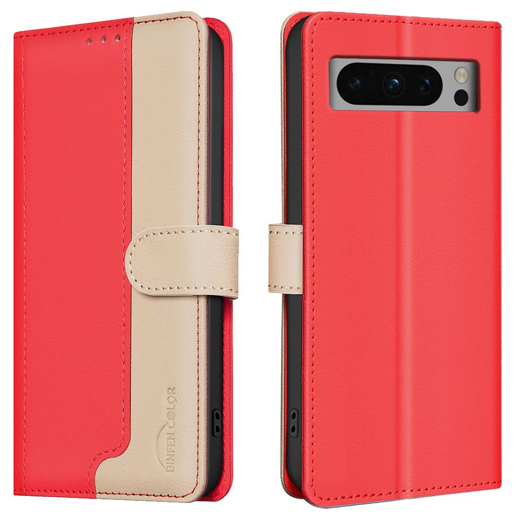 For Google Pixel 8 Pro Wallet Case PU Leather RFID Blocking Phone Cover