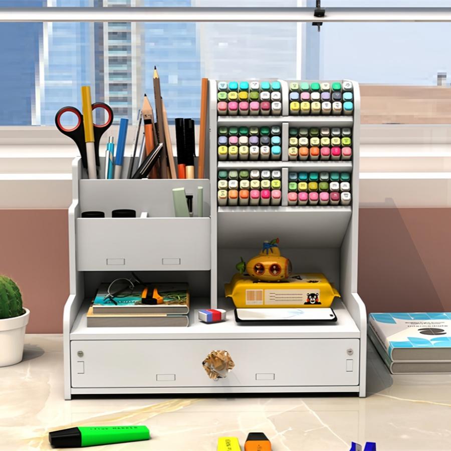 Сделай сам Компактный Пенал большой вместимости Органайзер для канцелярских принадлежностей Студенческие школьные принадлежности Хранение Использование в общежитии