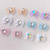 10Pcs Nail Art Charms Shiny DIY Manicure Nail Tips Accessory Love Heart Rhinestone Bow Nail Decoration for Nail Salon