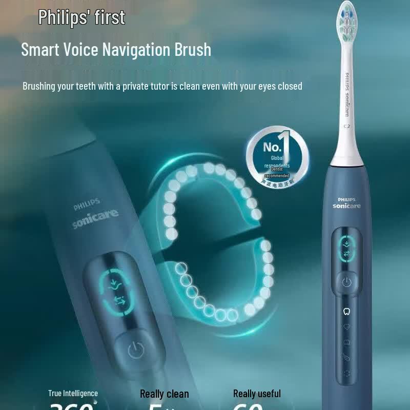 Philips Умная голосовая AI-навигация Электрическая зубная щетка Штепсель CN (адаптер в комплекте)