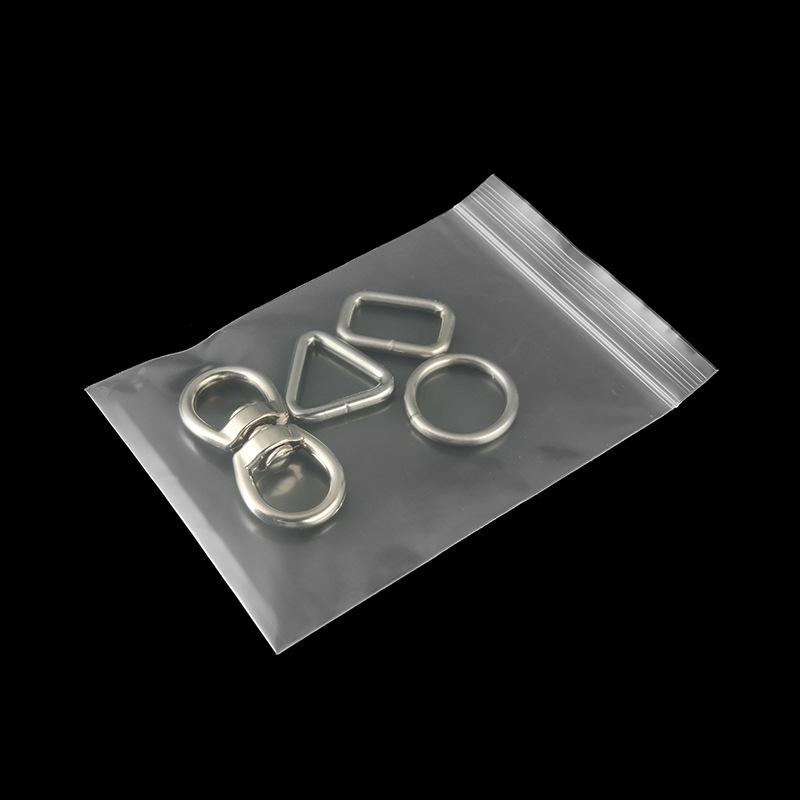 Fashion Luxury 100pcs Resealable Zip Bags Self Seal Clear Plastic Bag Food Storage Package Self Reclosable Vacuum Fresh Bag