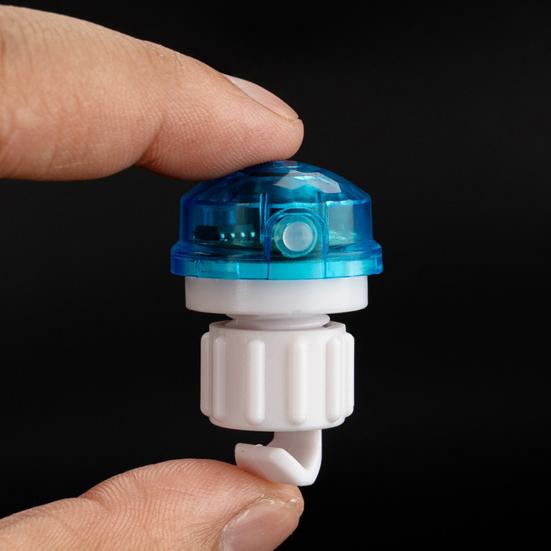 1/2 шт. Сигнальная лампа для поклевки, высокочувствительная, ночная, с датчиком удара, электронный индикатор поклевки, светодиодная лампа, рыболовные принадлежности