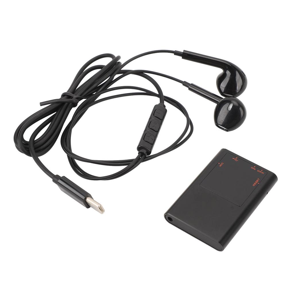 Диктофон с функцией шумоподавления AI, записывающее устройство с памятью на 750 часов, активируемое голосом