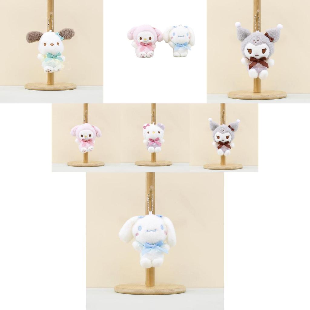 Очаровательный брелок-брелок Sanrio с дизайном Куроми, Мелоди и Синнаморолла
