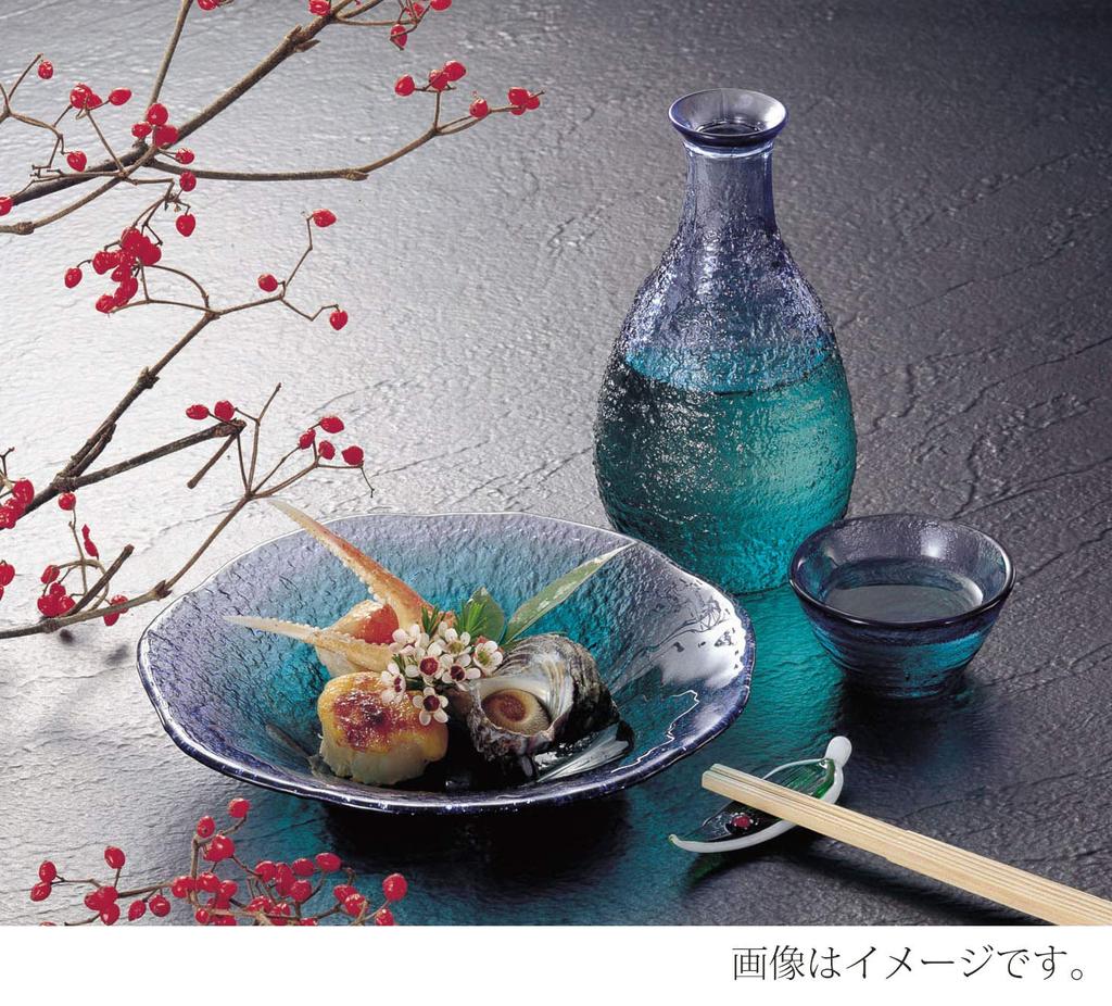 Toyo Sasaki Glass Coral Маленький набор столовой посуды Made in Large Noodle Deep Glass WA3307 Тарелка, Море, Тарелка, 5, Япония, Тарелка, Тарелка, Миска, Блюдо, Тарелка,