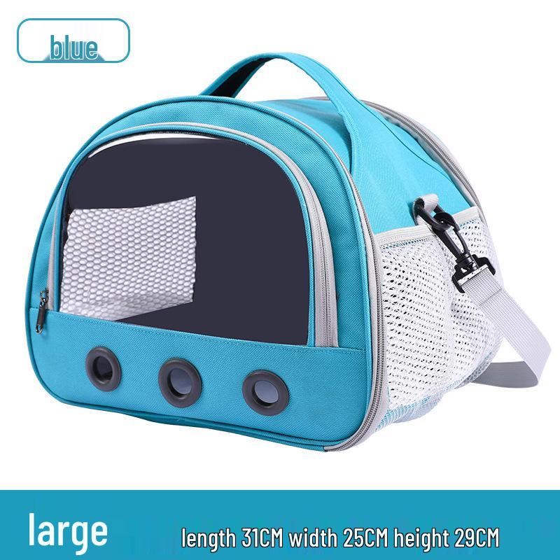 Compact and Breathable Foldable Hamster Carrier Handbag for Small Pets