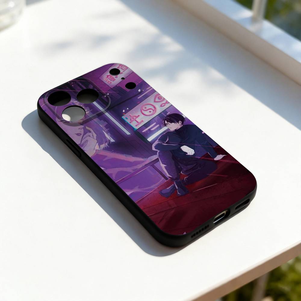Bad Death Peace Mind O-Omens Phone Case For iPhone 11,12,13,14,15,16,17,Pro,Max,Plus,E,SE4,Air,Mini Black Soft Cover