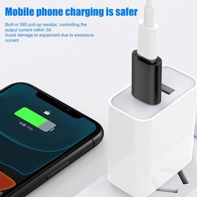 5 шт. Адаптер Type-C на USB 3.0 Конвертер USB-C (мама) на USB (папа) с быстрой зарядкой и передачей данных Универсальный разъем USB-C