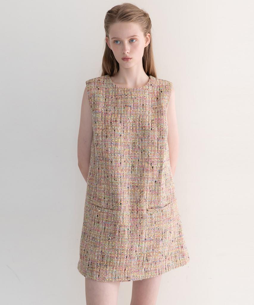 J Mark New York Tweed Dress - Pink