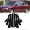 8 шт. Глянцевые черные накладки на стойки для Hyundai Azera/Grandeur 2006 -2009 2010 2011 Накладки на боковую часть двери Накладки на окна Наклейки