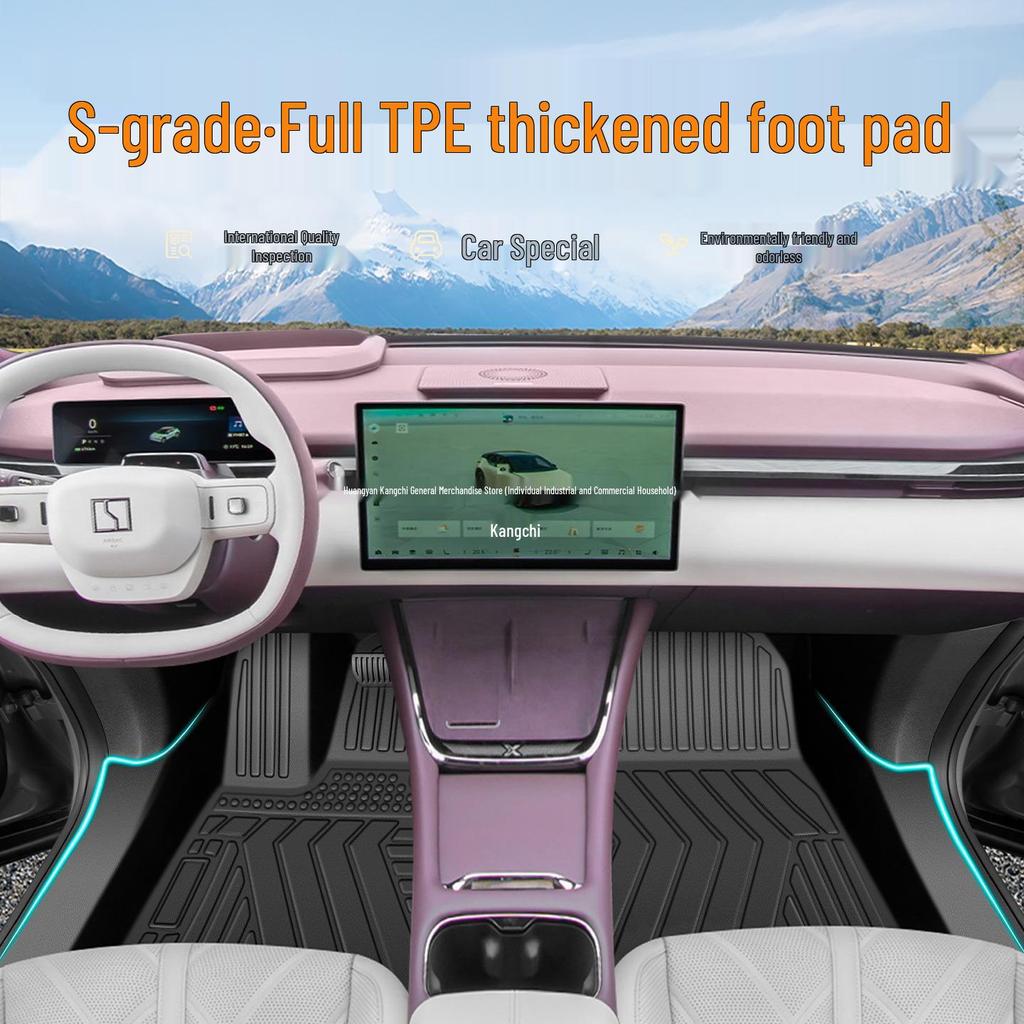 Zeekr X 2026 Полное покрытие TPE Коврики в салон автомобиля - Индивидуальные ковровые аксессуары