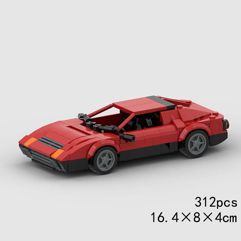 MOC Car Super Race City Speed ​​Sport Pickup Vehicle Model Building Blocks Rally Supercar Racing Bricks Christmas Gift Technical