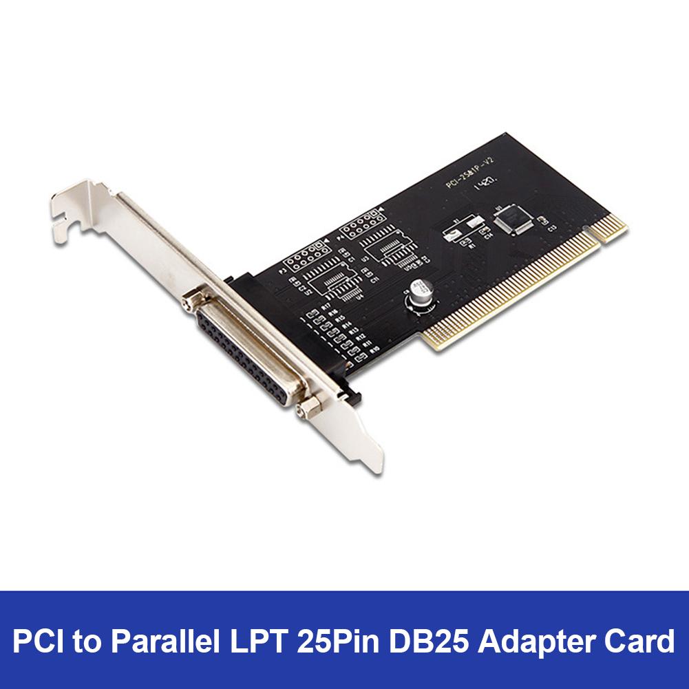 Pci Adapter Card PCI To Parallel LPT 25Pin DB25 Printer Port Controller Expansion Card for Desktop Computer Printer Accessories