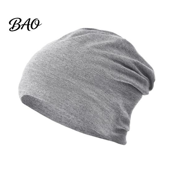 Lightweight Daily Commuting Hat Slouchy Hip-Hop Hat, Solid Color Soft Chemo Headwear, Breathable Street Style Pile for Face Slimming Cancer Cap Women
