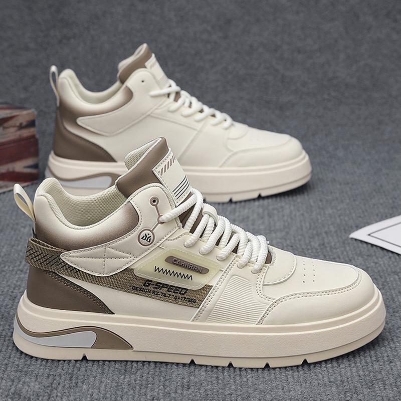 New Fashion Autumn And Winter Men's High Top Martin Boots Students Male Boys Trending Soft Sole Work Shoes Labor Protection Martin Sneakers