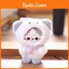 Dog Cat Cute Rabbit Panda With Scarf Plush Toy Pendant Keychain For Bag Decor