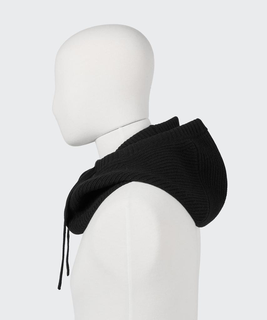 MUSINSA STANDARD Lambswool String Knit Balaclava [Black]