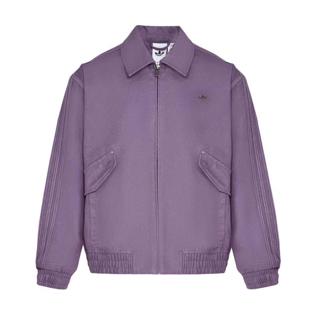 adidas Оригиналы FW25 Плетеная куртка в полоску с длинным рукавом Мужская куртка KR5052
