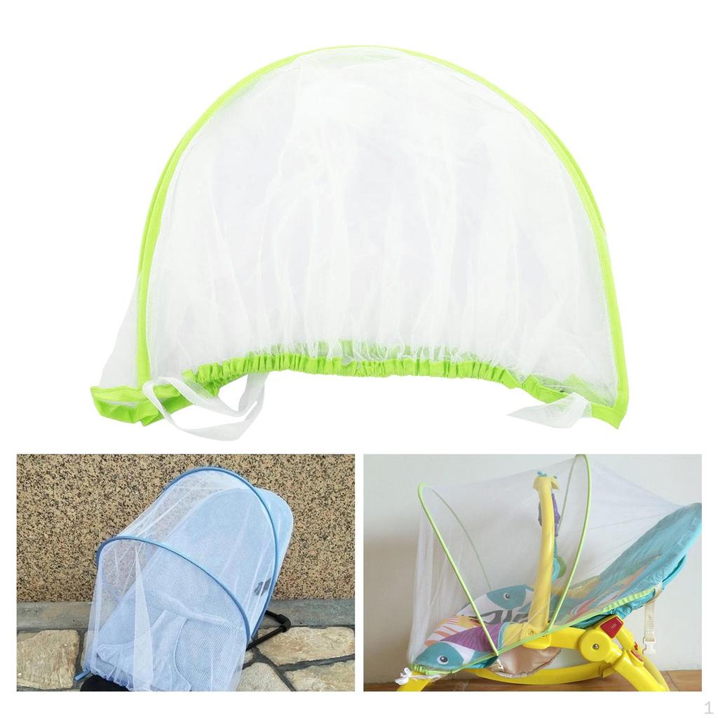 Baby Stroller Mosquito Net Mesh Full Cover Infant Netting for Portable Mini Crib
