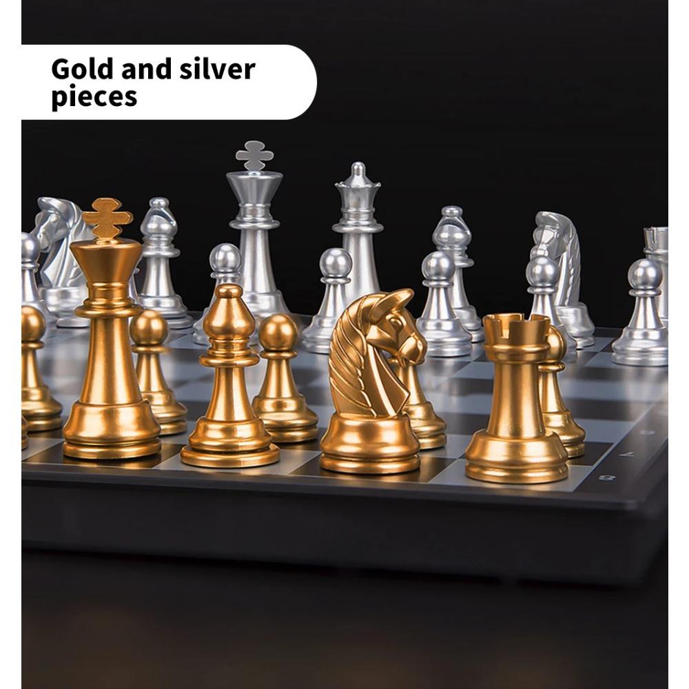 Портативный специальный магнитный набор для шахмат, нард и шашек, большая доска, шашки, развлечения, рождественские дорожные игры для взрослых и детей, подарок