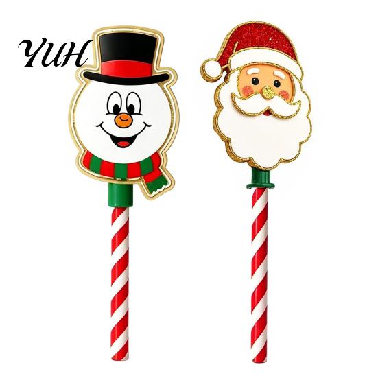 Christmas Payment Wand Tap Wand, Contactless Credit Card Holder with Candy Proximity Reader Helper Cane Handle, 3D Printed Holiday Checkout