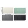 2 Piece Silicone Counter Top Drying Mat Non-Slip Insulated Mat Dish Draining Mat  Pot