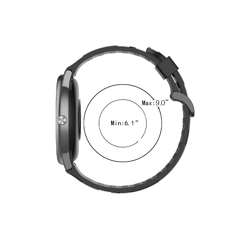 For Haylou Solar LS05 Camouflage Pattern Silicone Smart Watch Strap Replacement Watchband