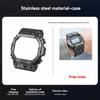 Ремешок из титанового сплава+Корпус с безелем для Casio G-Shock DW-5600 GW-M5610 GW-B5600 Комплект для модификации Набор ремешков для часов из нержавеющей стали Аксессуары