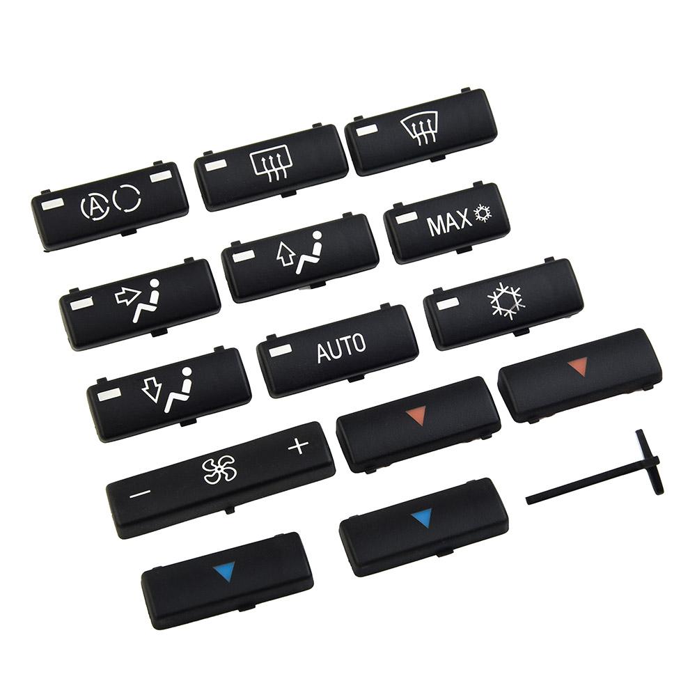 Полезный прочный новый практичный AC климат-контроль кнопка автомобильный чехол 14 шт кондиционер авто для BMW/E53 E39