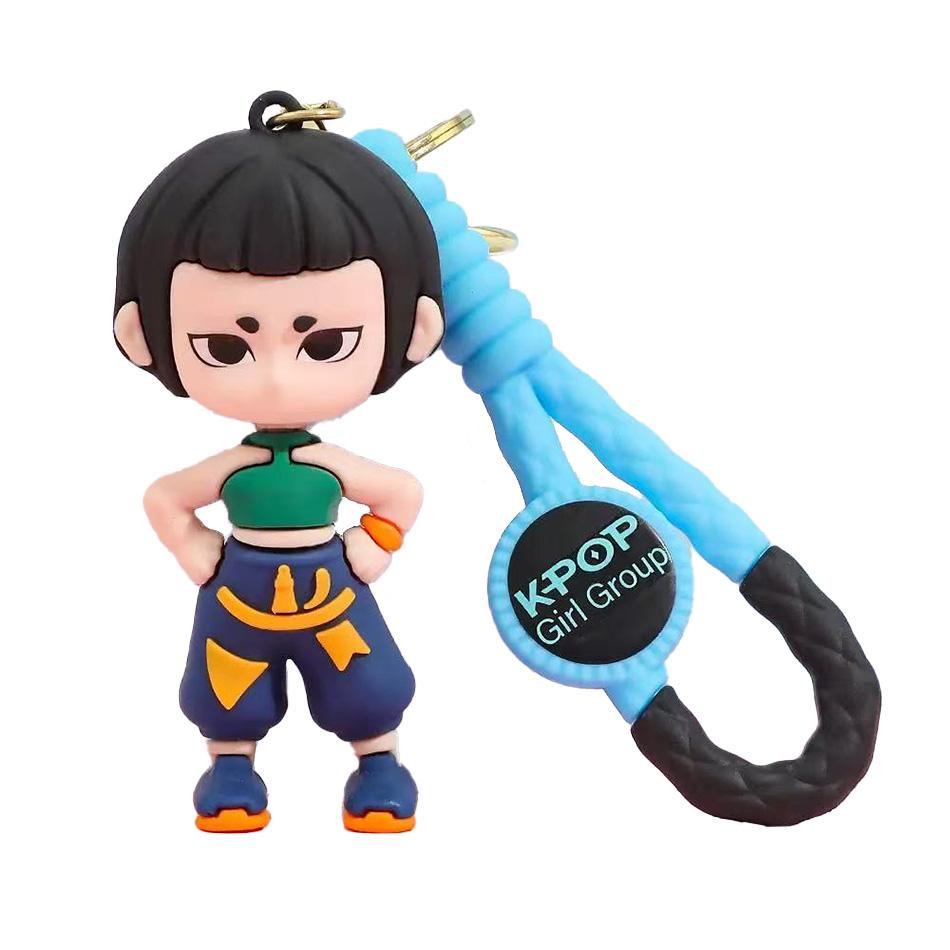 Аниме Фигурка сцена Kpop Охотники на демонов Куклы Фильм Брелок для ключей подвеска для сумки ПВХ Мультяшные Коллекционные Фигурки Модель Игрушка Для Ребенка Подарок