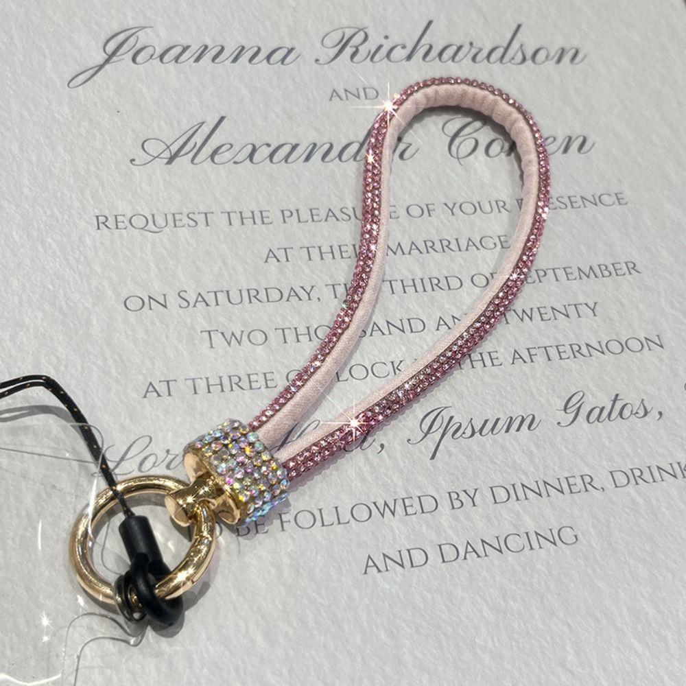 Ручной блестящий шнурок для телефона со стразами, подвесной шнур, цепочка для мобильного телефона, подарок для девочек на Новый год