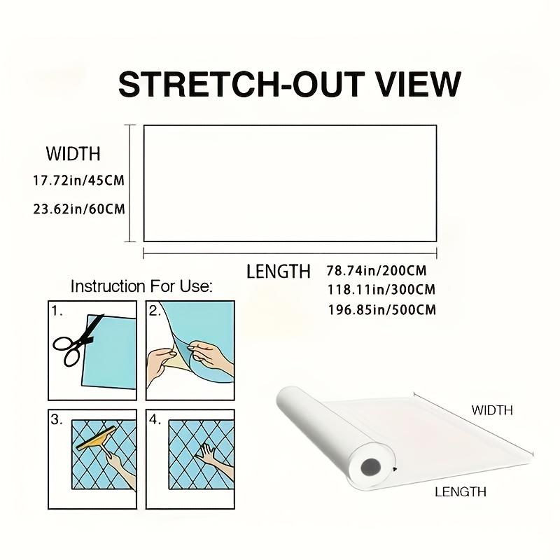 Один рулон, Конфиденциальная оконная наклейка - Офис, Ванная комната и Дом Матовая стеклянная пленка - Полупрозрачная и Непрозрачная - Статическое прилипание - Блокирует подглядывания и блики