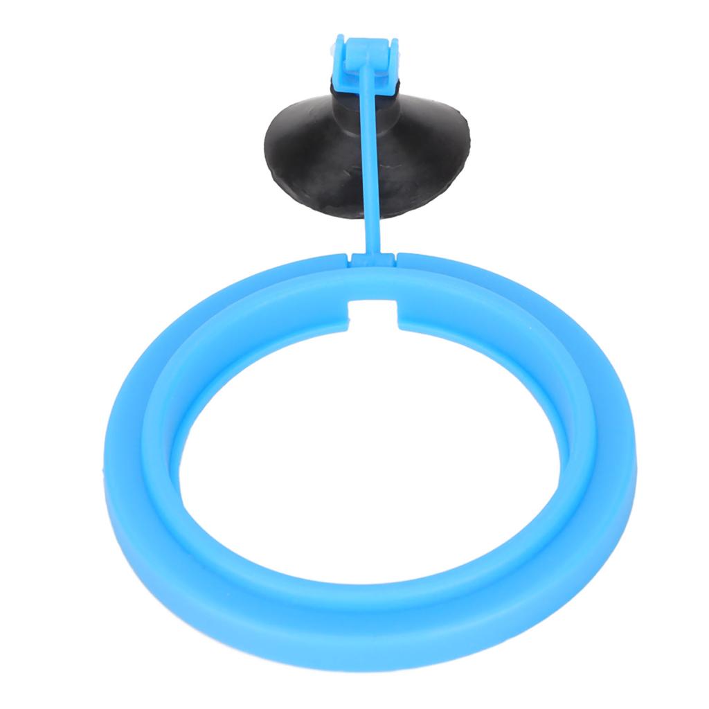 Fish Tank Ring Feeder Plastic Fish Tank Floating Food Circle with Strong Suction Cup for Feeding